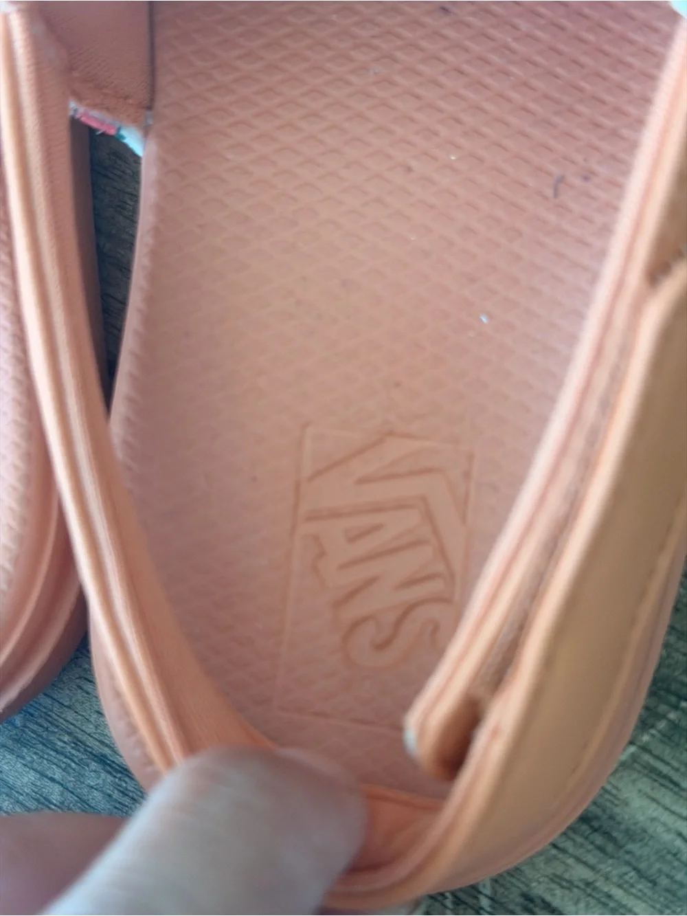 Vans Kids La Costa Slide-On Fruit Checkerboard Sunbaked us 10 new